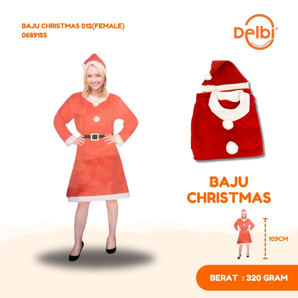 [068915S] BAJU CHRISTMAS 012(FEMALE)