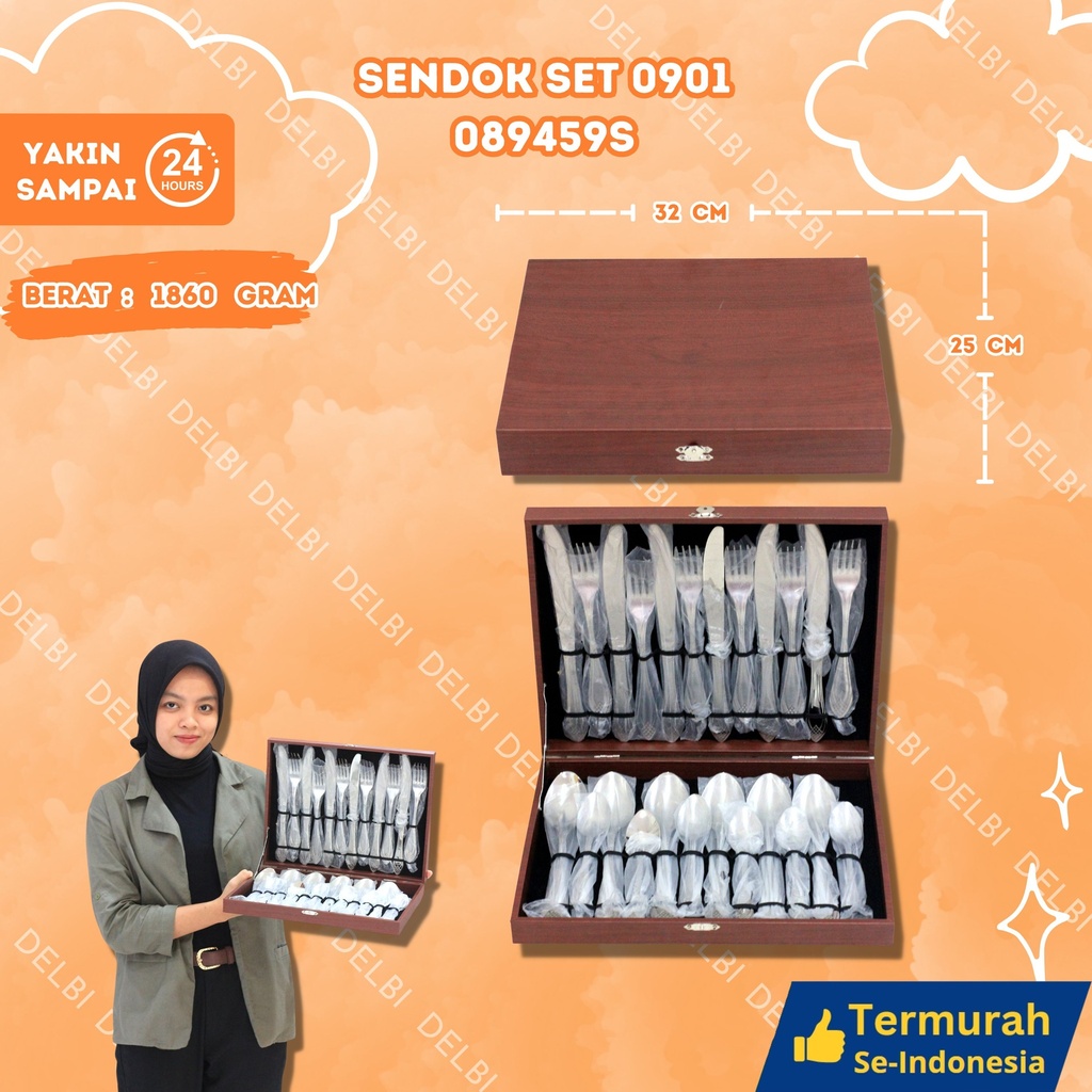 SENDOK SET 0901-24XMWH
