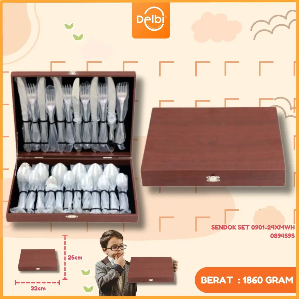 [089459S] SENDOK SET 0901-24XMWH