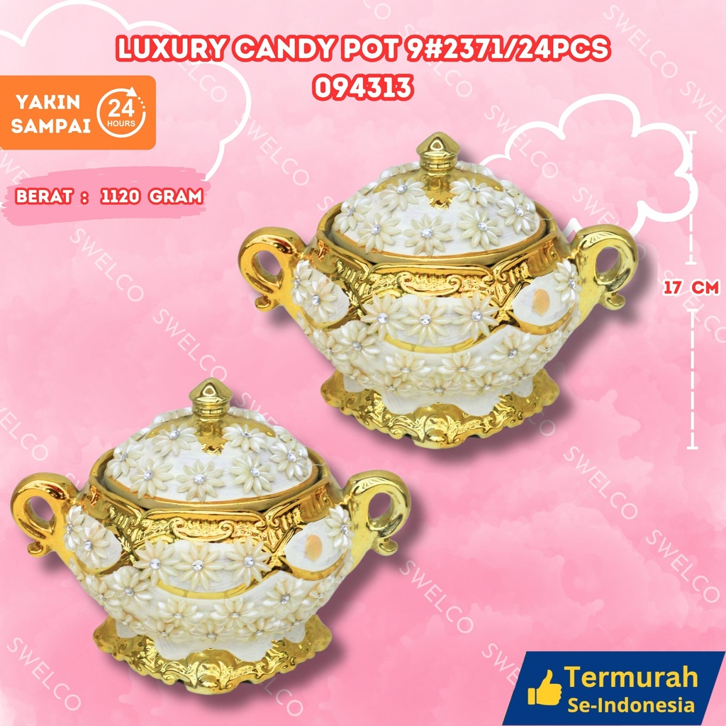 LUXURY CANDY POT 9#2371/24PCS
