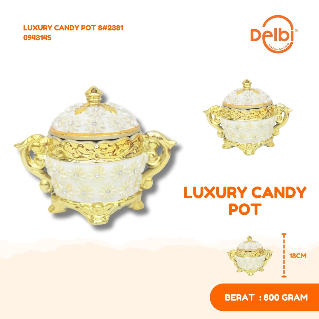[094314S] LUXURY CANDY POT 8#2381