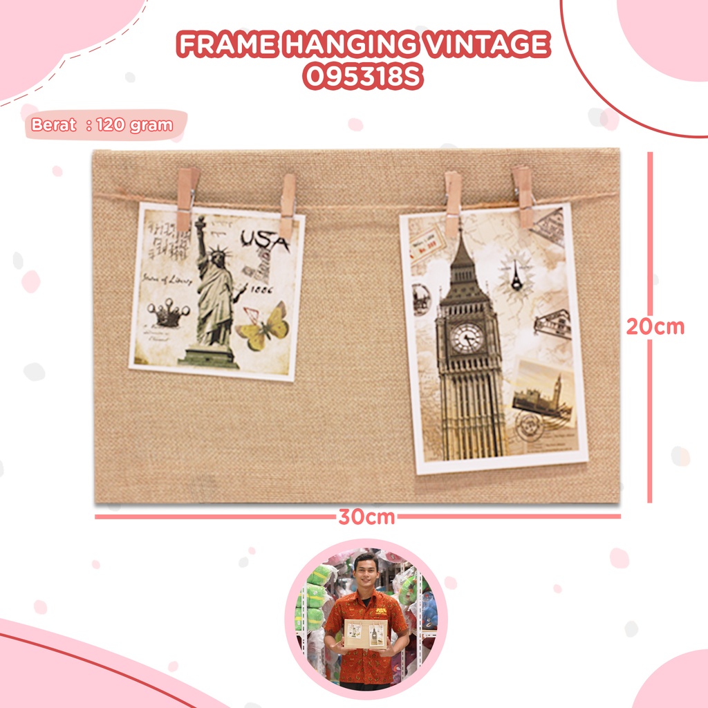 [095318S] FRAME HANGING VINTAGE 20X30