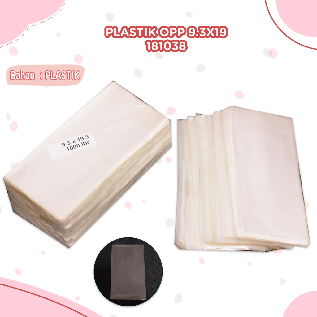 [181038] PLASTIK OPP 9.3X19 1KG