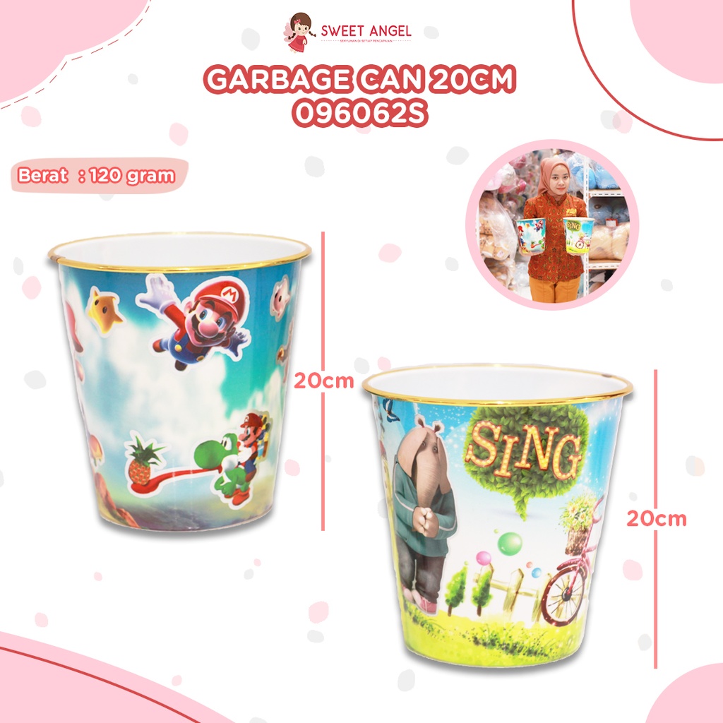 [096062S] GARBAGE CAN 20CM 096062