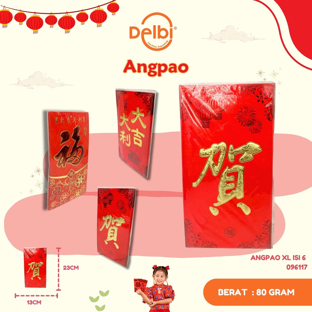 [096117S] ANGPAO XL ISI 6 096117