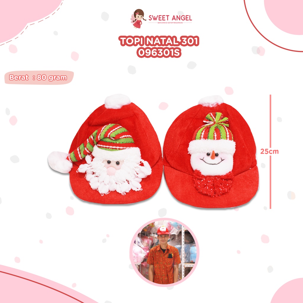[096301S] TOPI NATAL ANAK 301