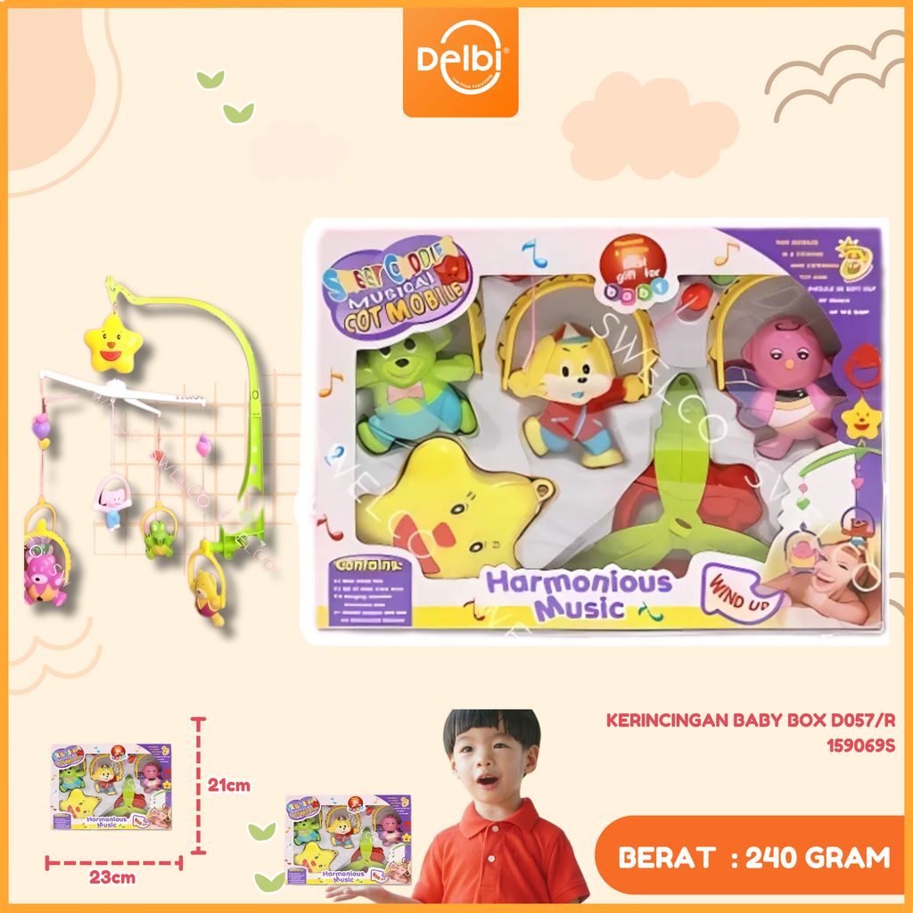 KERINCINGAN BABY BOX D057/R