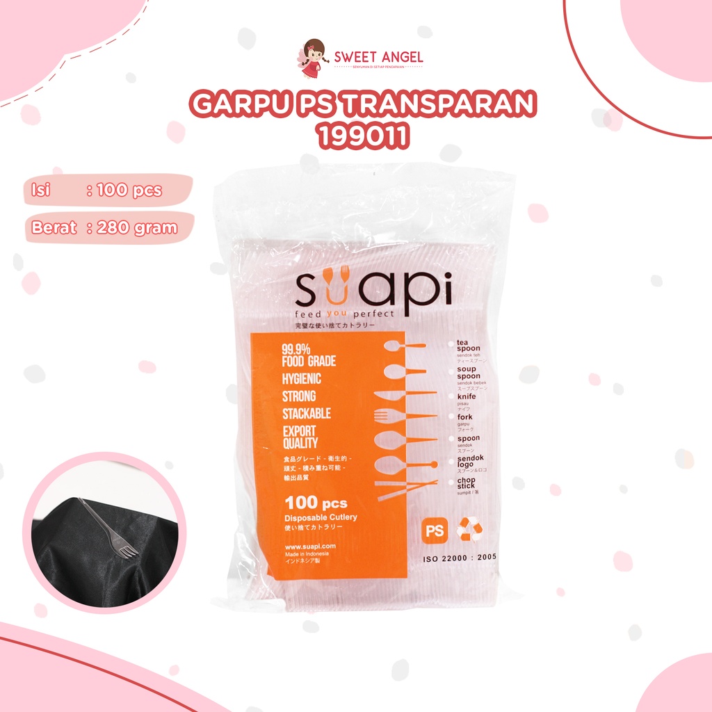 [199011] GARPU PS TRANSPARAN 20/100