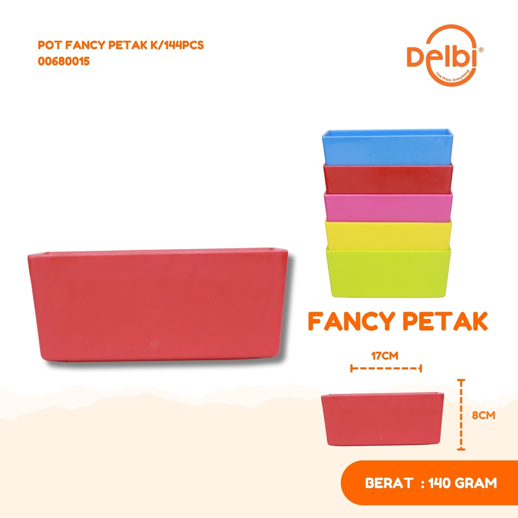 [00680015] POT FANCY PETAK K/144PCS