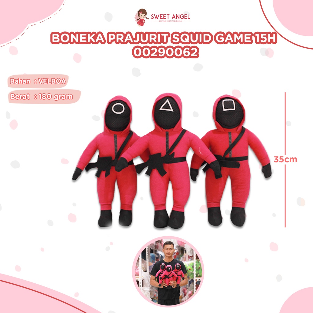 BONEKA PRAJURIT SQUID GAME 15H'