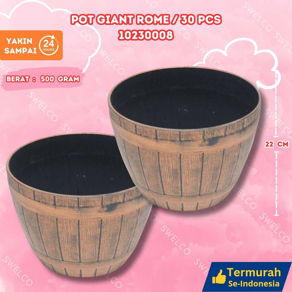 POT GIANT ROME/30PCS