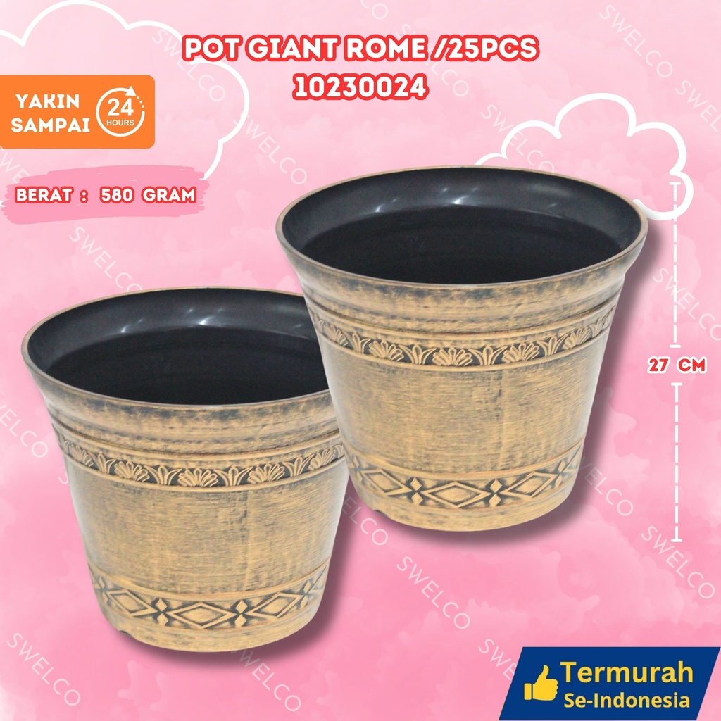 POT GIANT ROME /25PCS