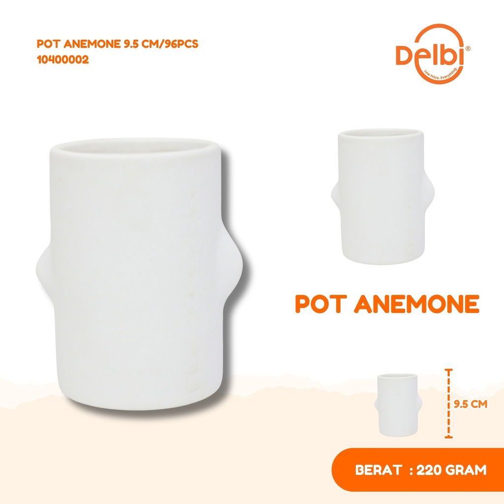 POT ANEMONE 9.5 CM/96PCS