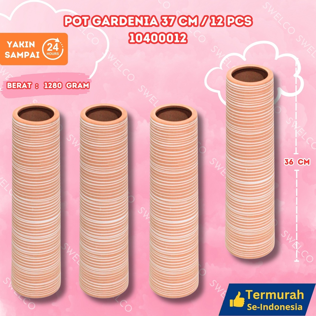 POT GARDENIA 37CM/12PCS