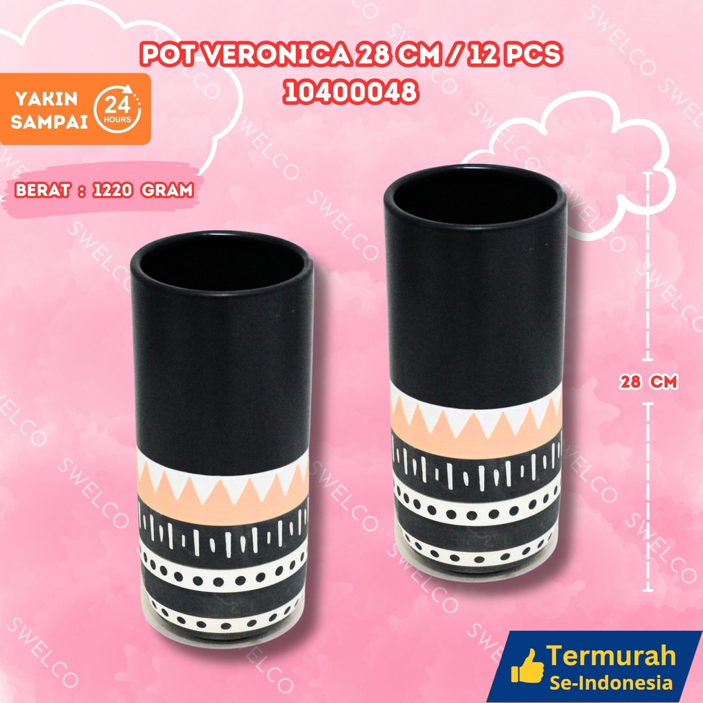 POT VERONICA 28CM/12PCS