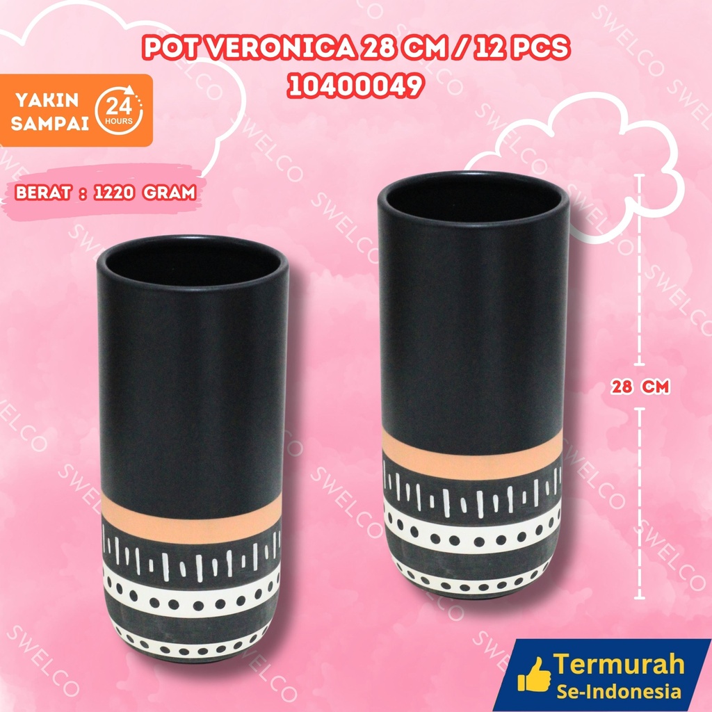 POT VERONICA 28CM/12PCS