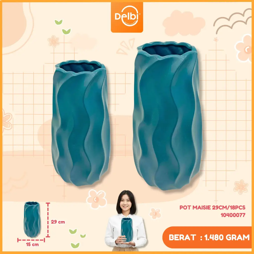 [10400077] POT MAISIE 29CM/18PCS