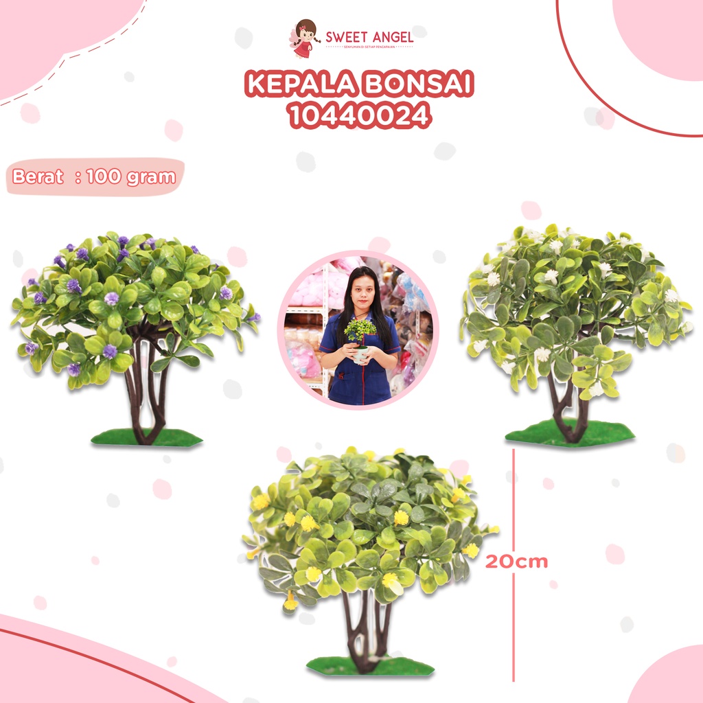 [10440024] KEPALA BONSAI 20CM 0024/300PCS