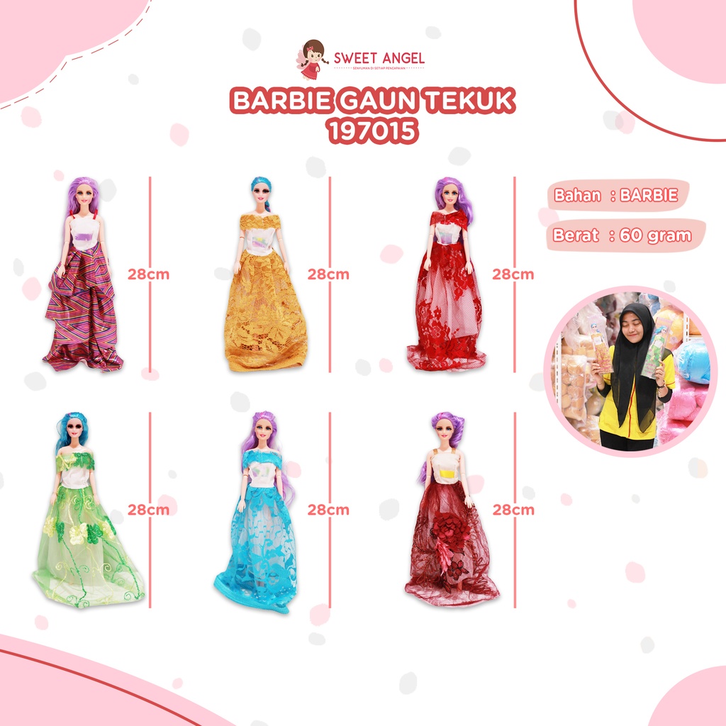 BARBIE GAUN TEKUK