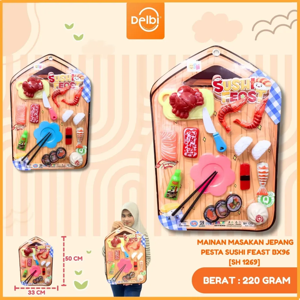 MAINAN MASAKAN JEPANG PESTA SUSHI FEAST BX96