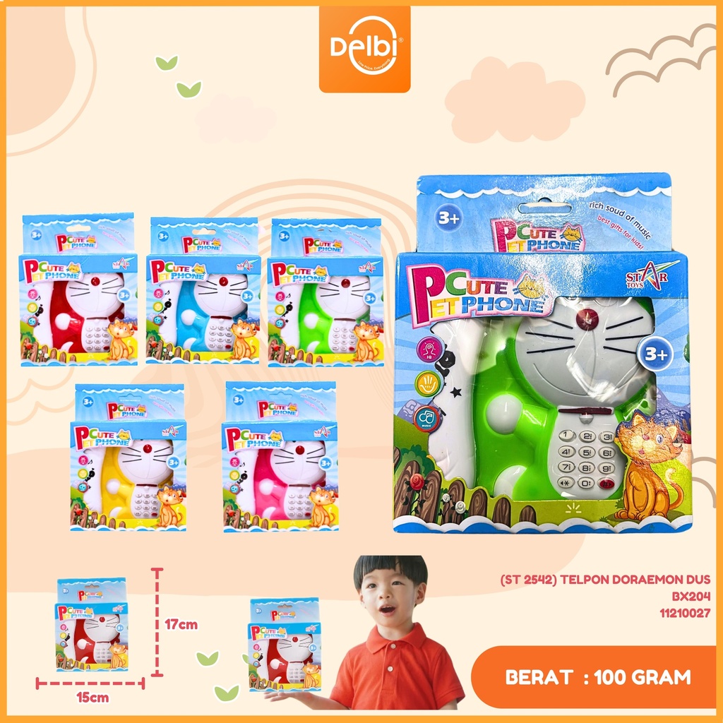 [11210027] (ST 2542) TELPON DORAEMON DUS BX204