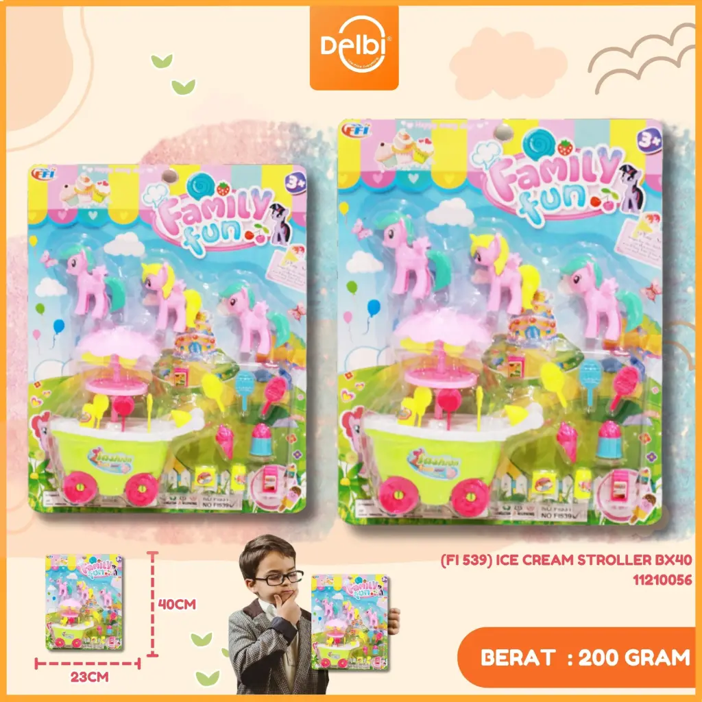 (FI 539) ICE CREAM STROLLER BX40