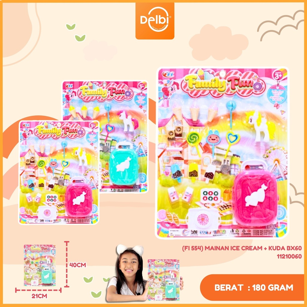 (FI 554) MAINAN ICE CREAM + KUDA BX60