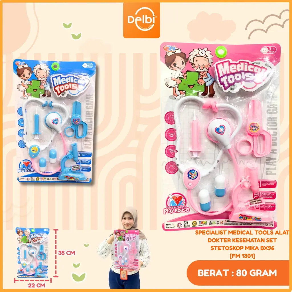 SPECIALIST MEDICAL TOOLS ALAT DOKTER KESEHATAN SET STETOSKOP MIKA BX96
