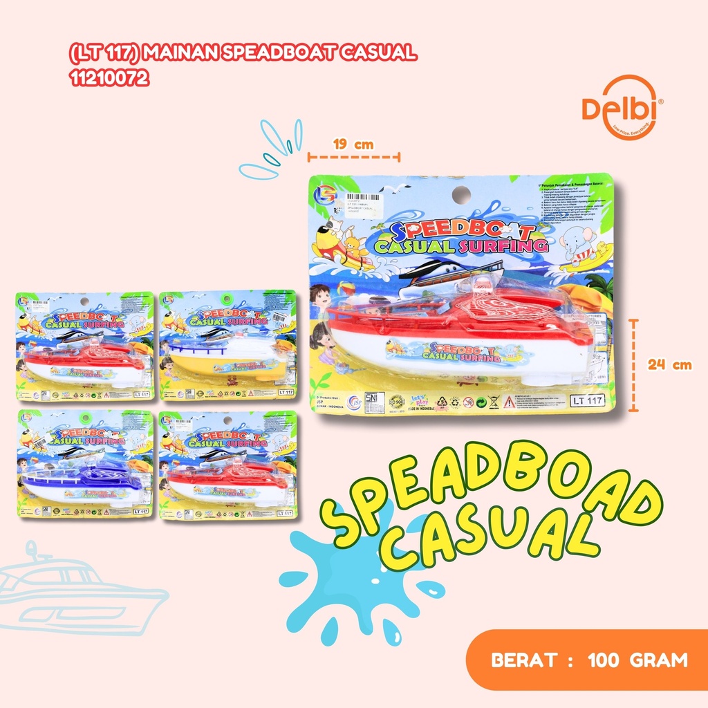 (LT 117) MAINAN SPEADBOAT CASUAL BX90