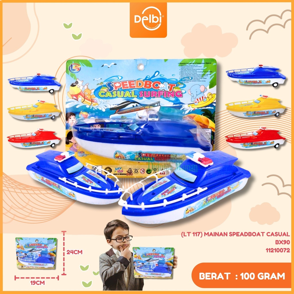 [LT 117] MAINAN SPEADBOAT CASUAL BX90