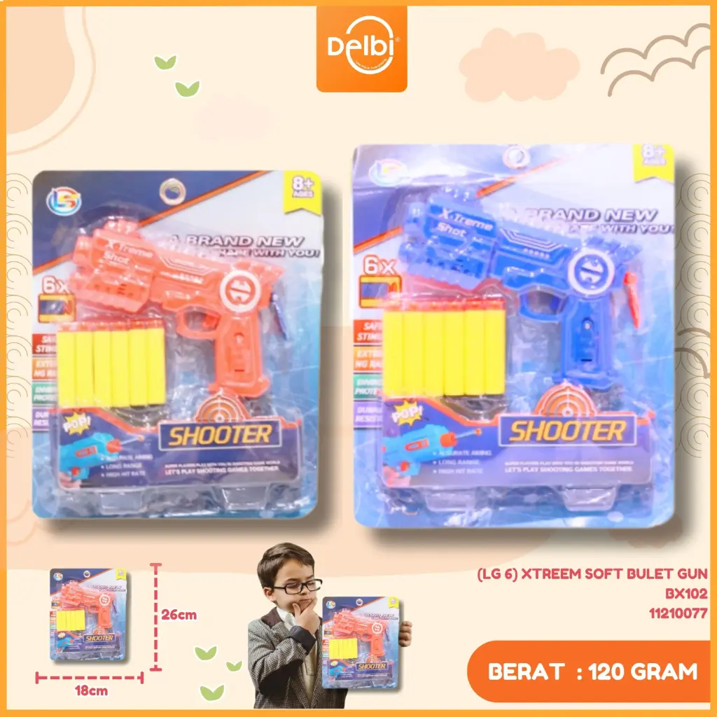 (LG 6) XTREEM SOFT BULET GUN BX102