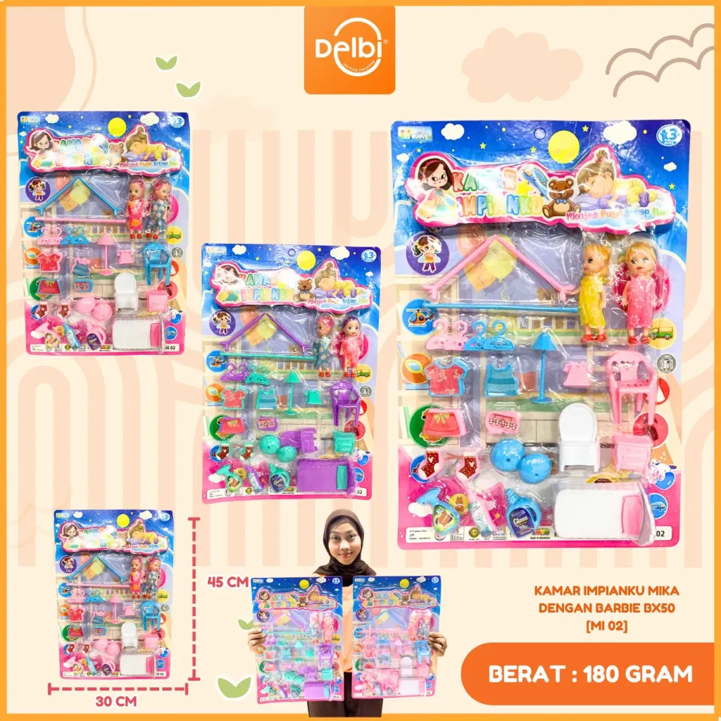 KAMAR IMPIANKU MIKA DENGAN BARBIE BX50