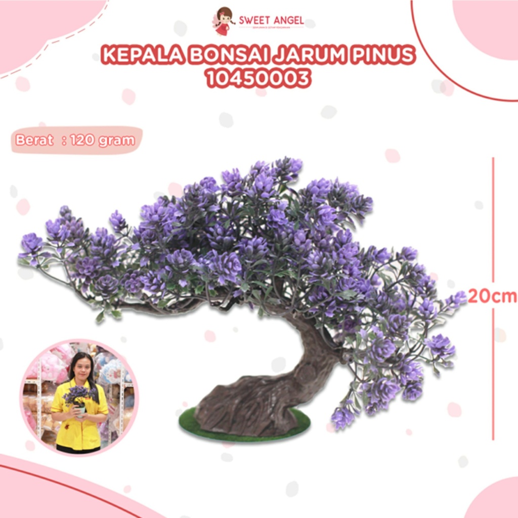 KEPALA BONSAI JARUM PINUS BARU 10450003/216PCS