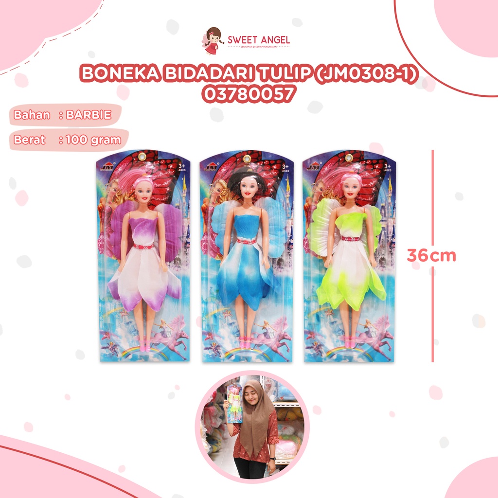 (JM0308-1) BONEKA BIDADARI TULIP ISI 144PCS BX144