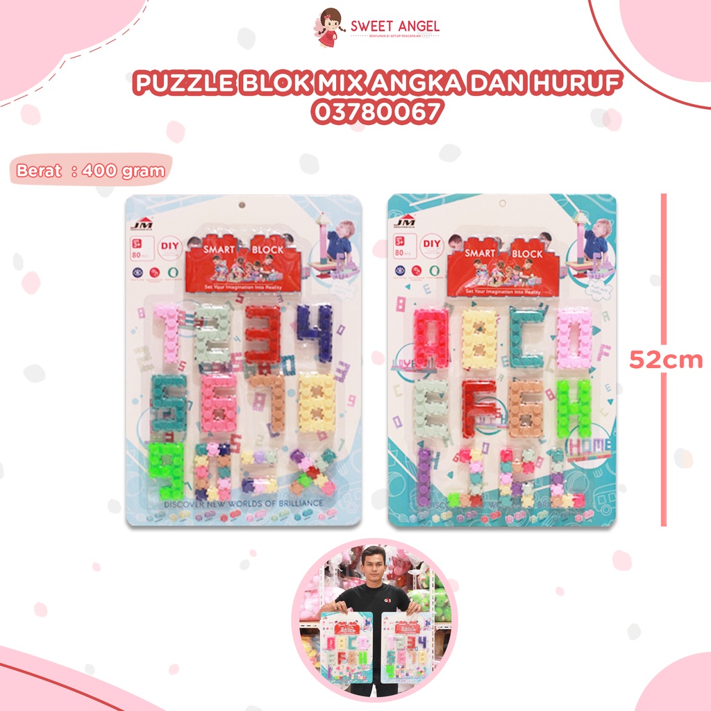 (JM92010) PUZZLE BLOCK MIX ANGKA n HURUF(JM92010) BX48