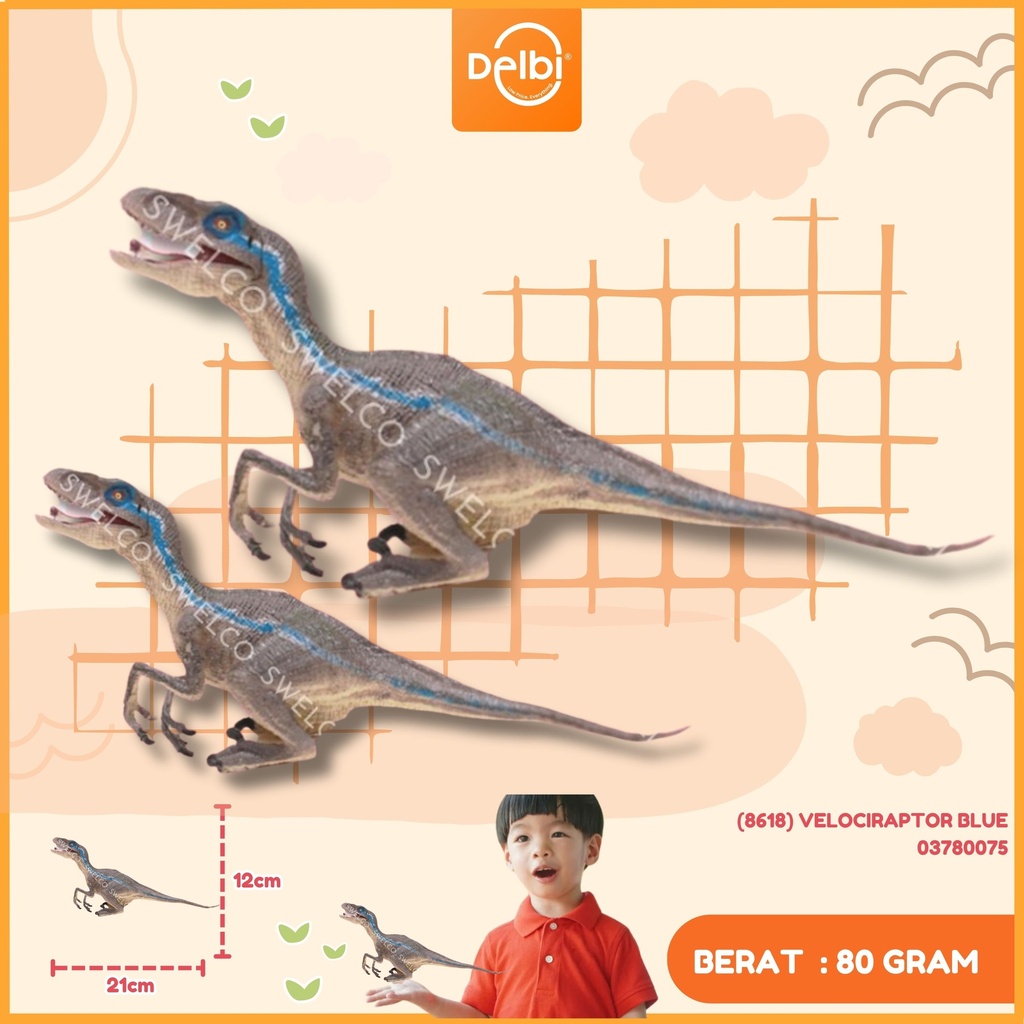 (8618) VELOCIRAPTOR BLUE