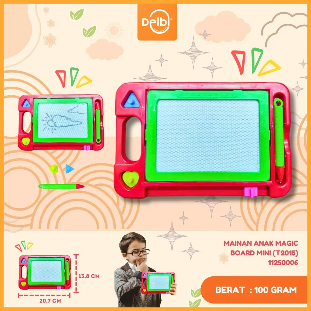 MAINAN ANAK MAGIC BOARD MINI (T2015)