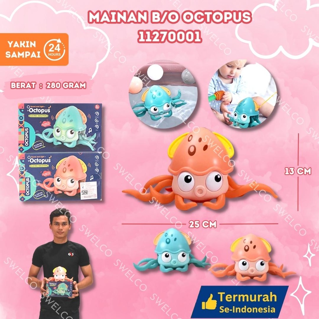 (877-33KF/QC-2Y) MAINAN B/O OCTOPUS