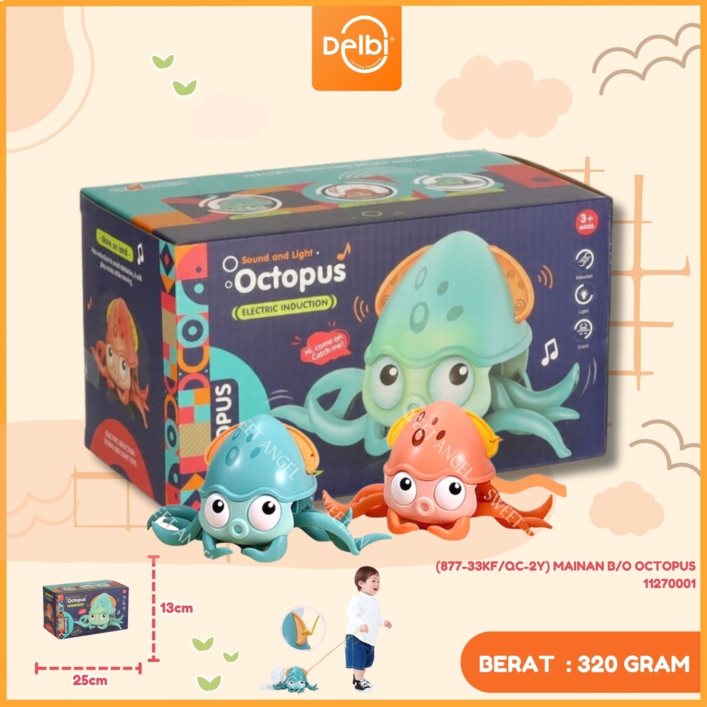 (877-33KF/QC-2Y) MAINAN B/O OCTOPUS