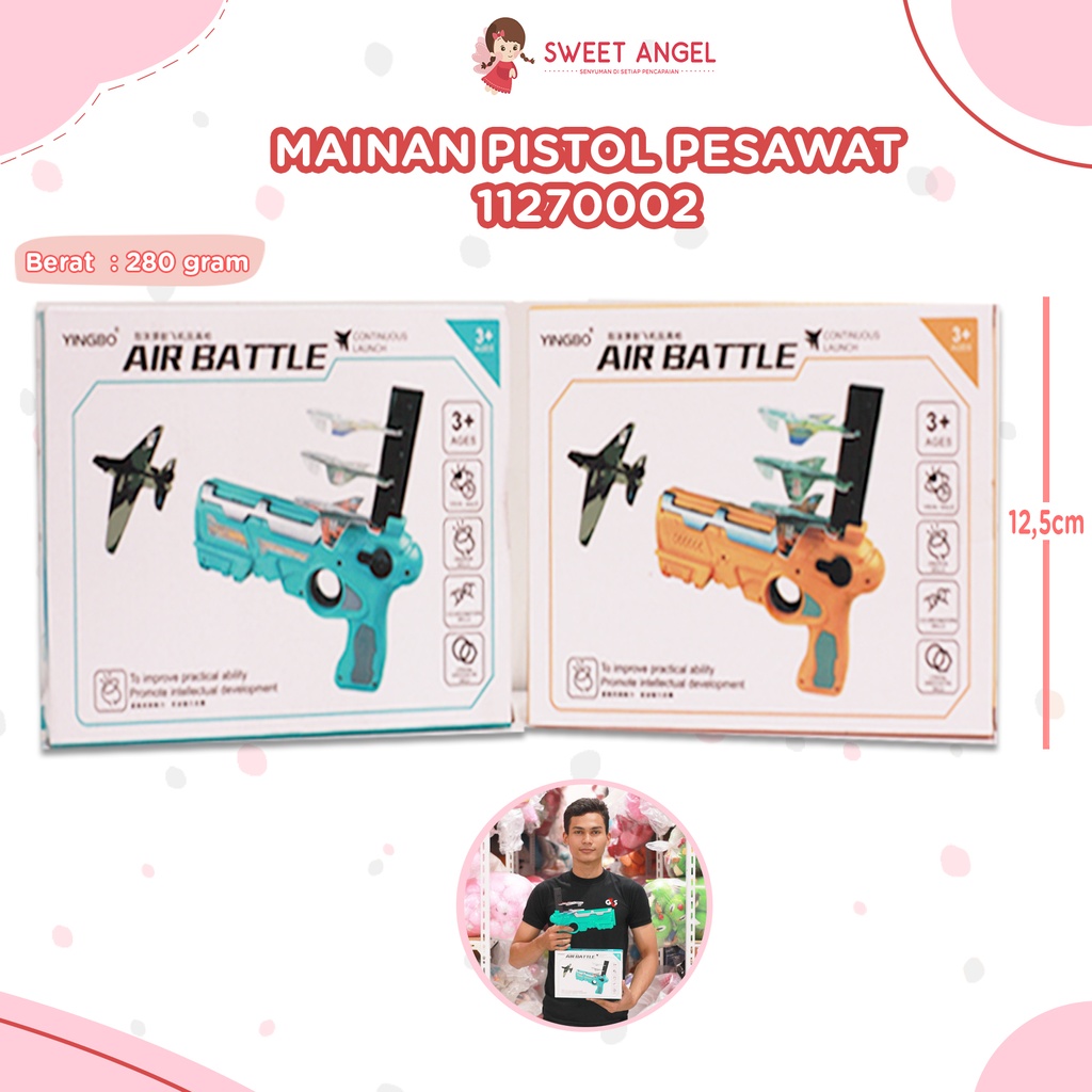 (7008/9000) MAINAN PISTOL PESAWAT