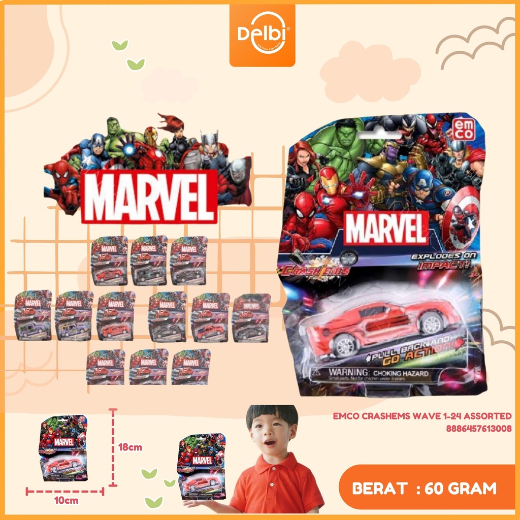 EMCO CRASHEMS WAVE 1-24 ASSORTED