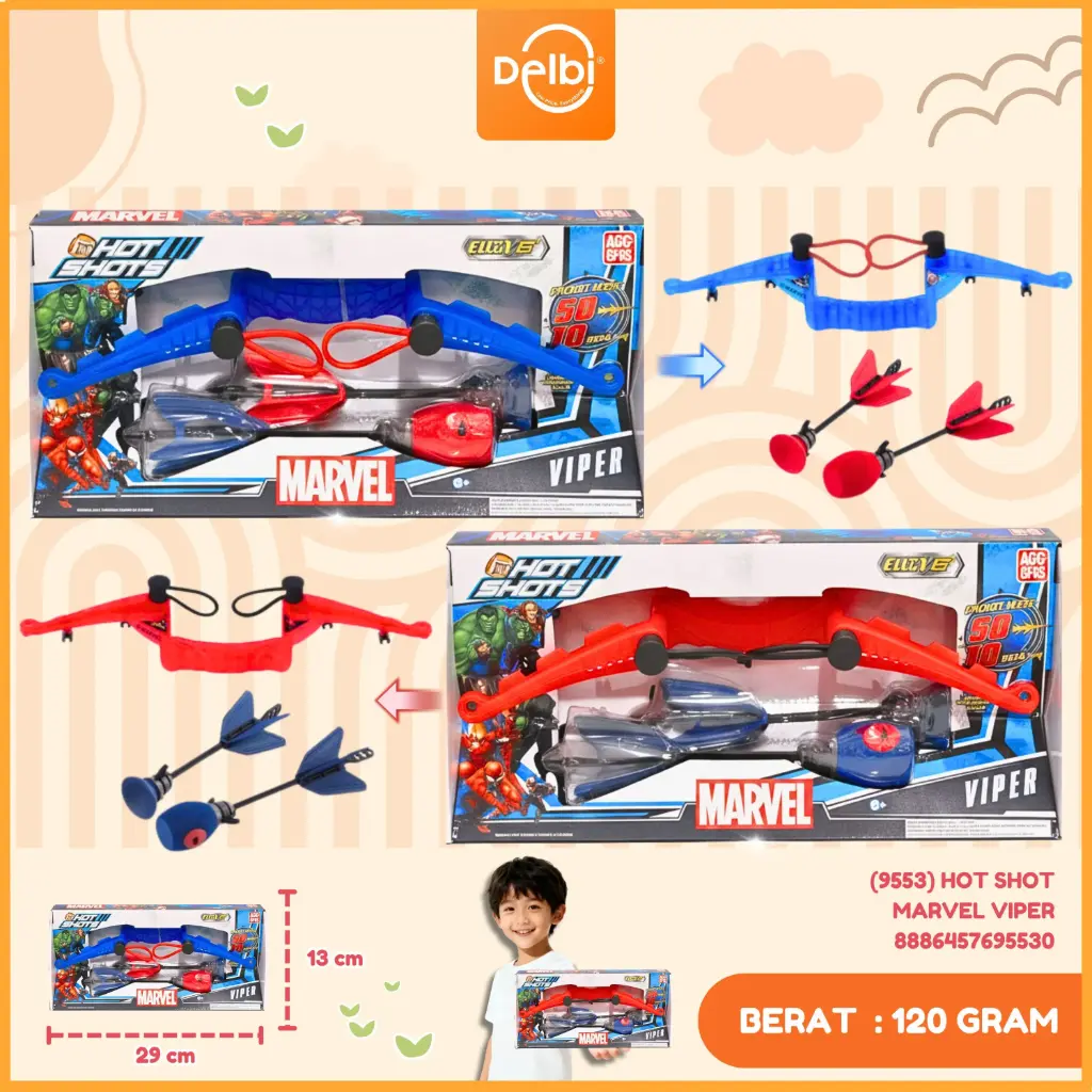 [8886457695530] (9553) HOT SHOT MARVEL VIPER