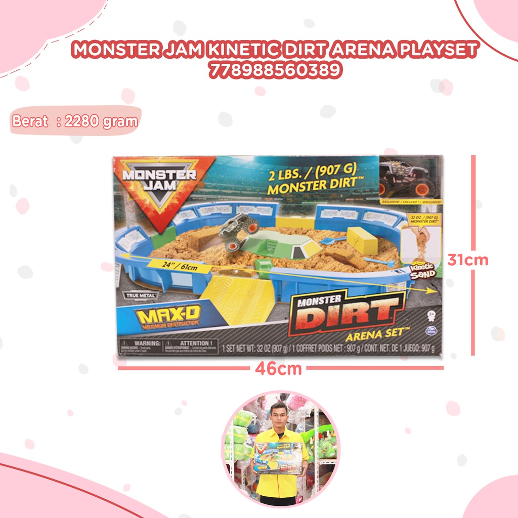 MONSTER JAM Kinetic Dirt Arena Playset (6046704
