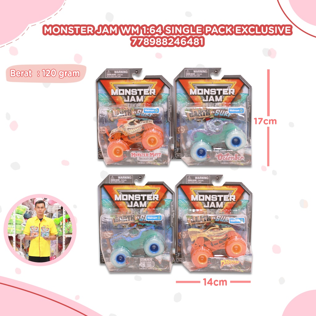 [778988246481] MONSTER JAM WM 164 Single Pack Exclusive (6058294