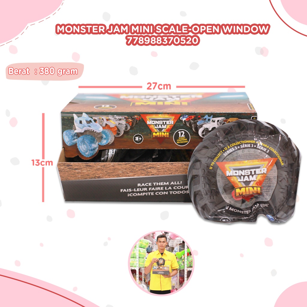 MONSTER JAM Mini Scale-open window (6061530