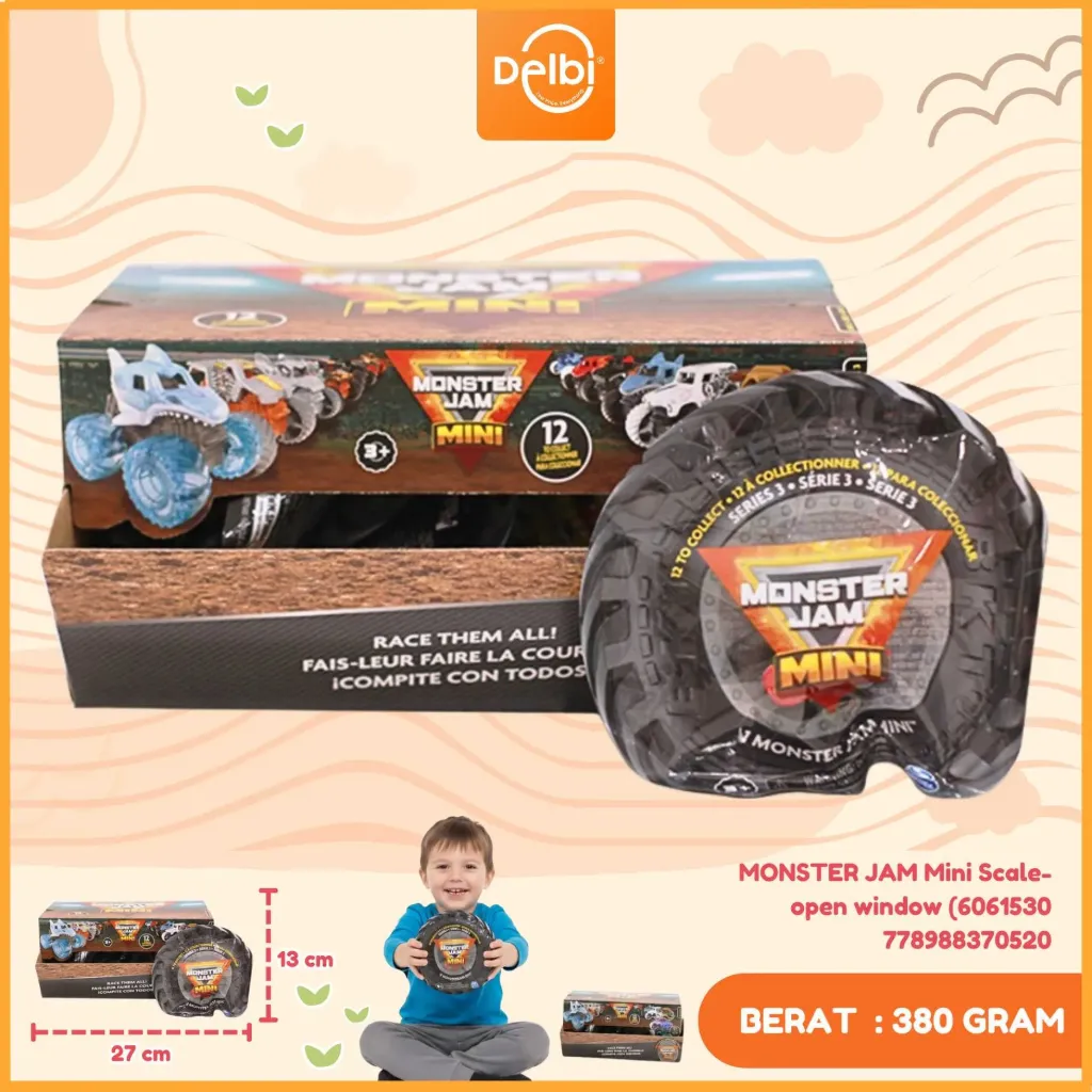 MONSTER JAM Mini Scale-open window (6061530