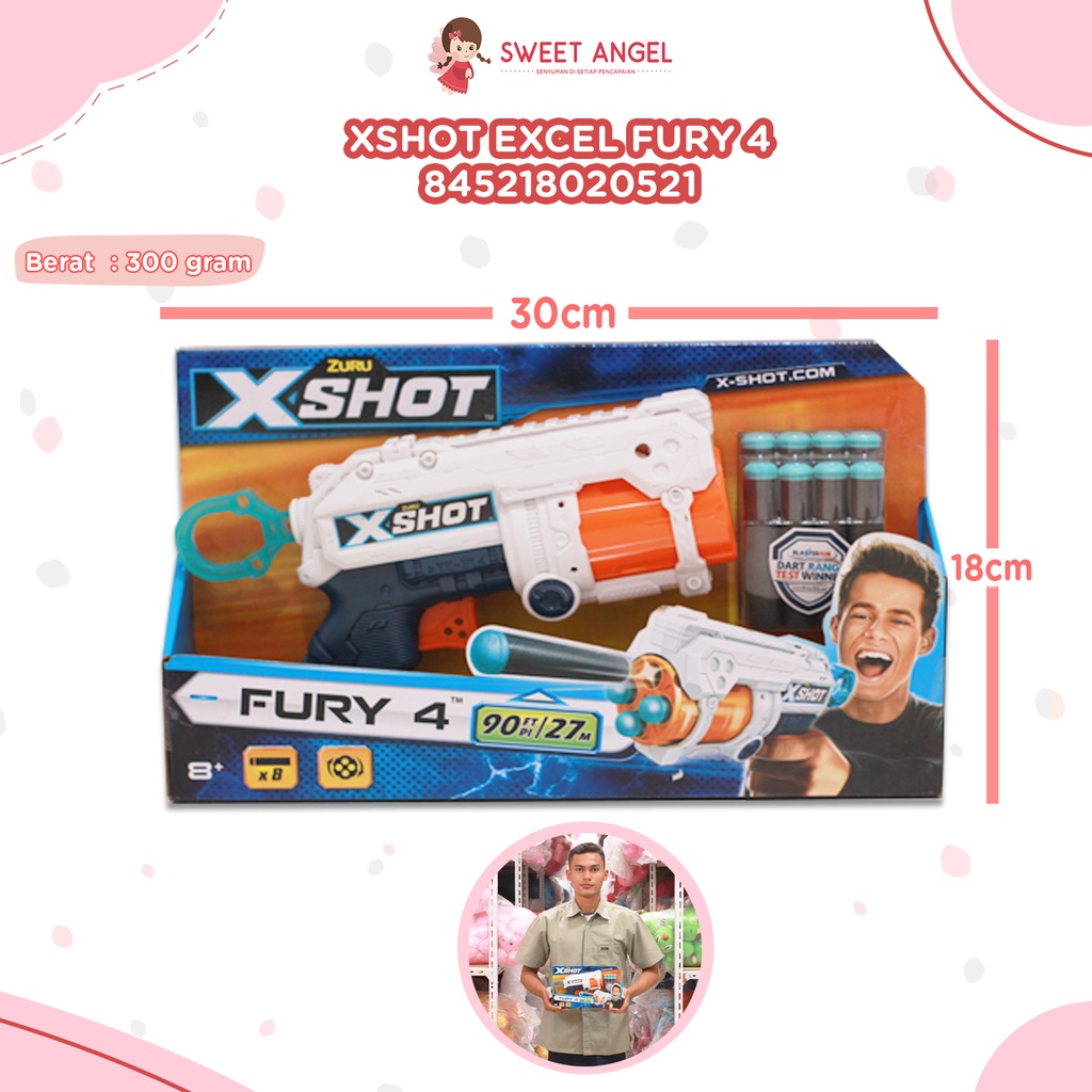 (8Darts) XSHOT Excel Fury 4(8Darts) Open Box