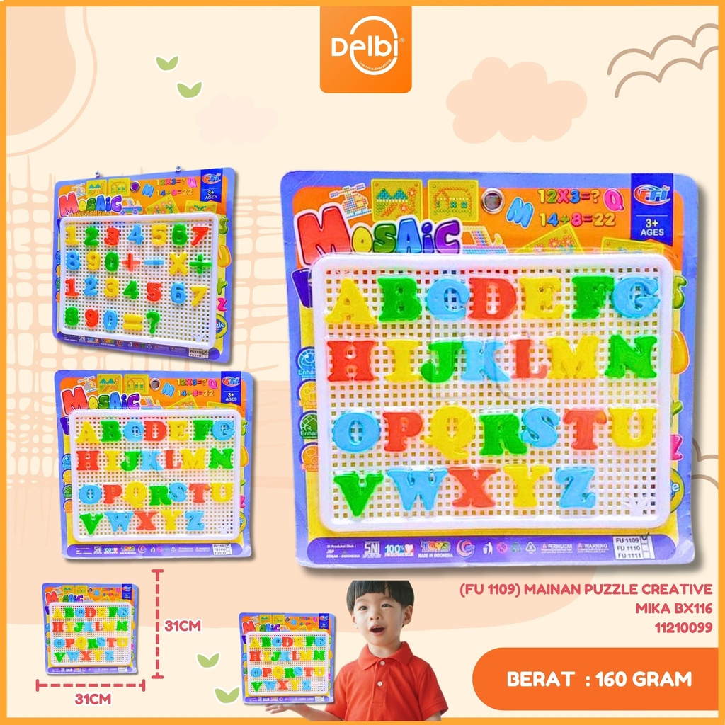 [11210099] (FU 1109) MAINAN PUZZLE CREATIVE MIKA BX116