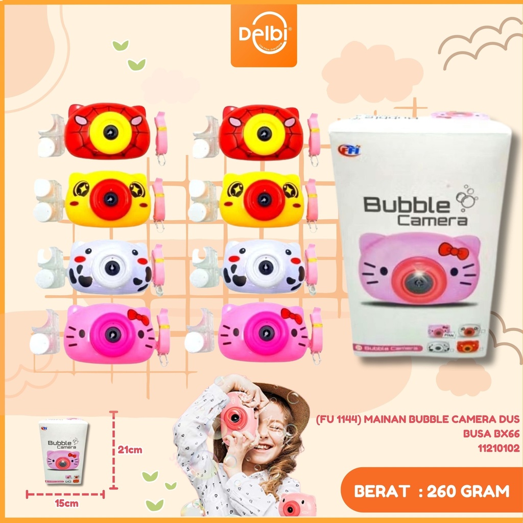 (FU 1144) MAINAN BUBBLE CAMERA DUS BUSA BX66