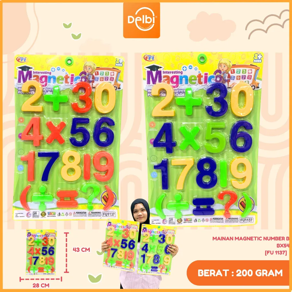 MAINAN MAGNETIC NUMBER B BX54